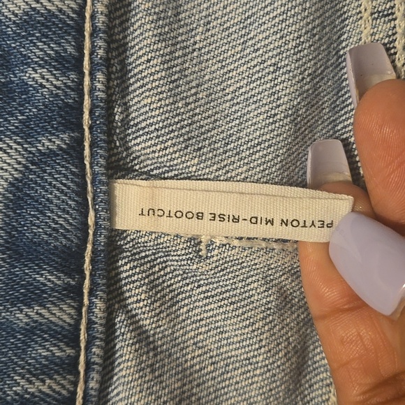 rag & bone Women's Peyton Mid-Rise Bootcut Jeans Light Wash Size 31 - Picture 10 of 12